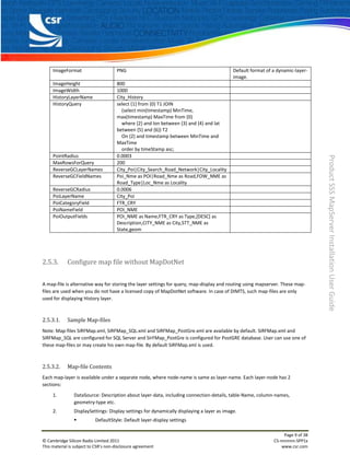 Map serverinstallation1.5.1