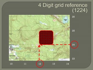 4 Digit grid reference
(1224)
 