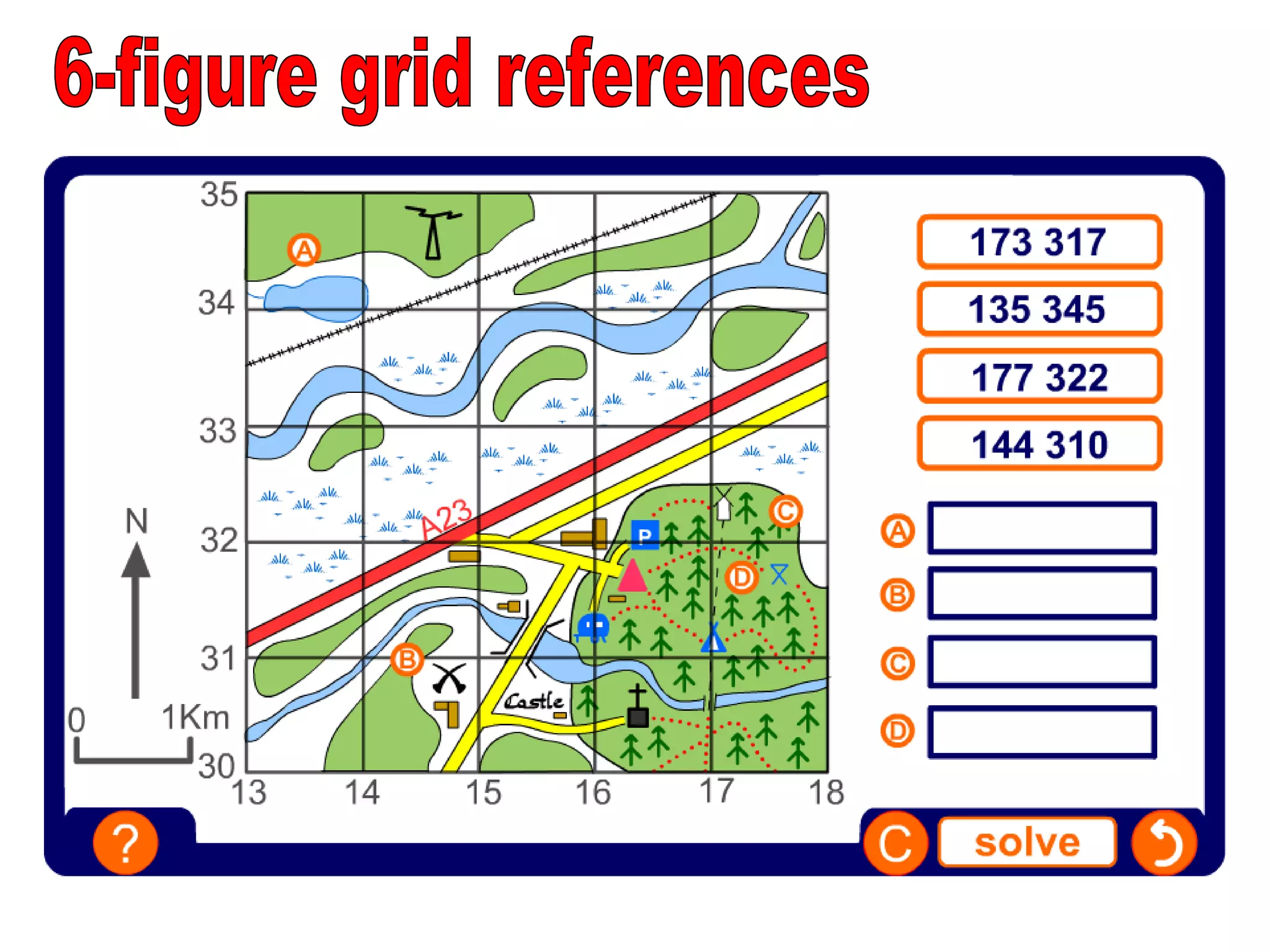 6-figure grid references 