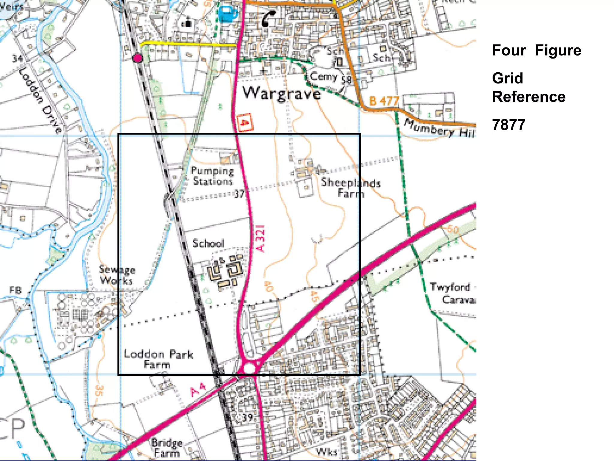 Four  Figure Grid Reference 7877 