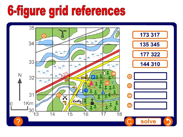 6 figure grid references