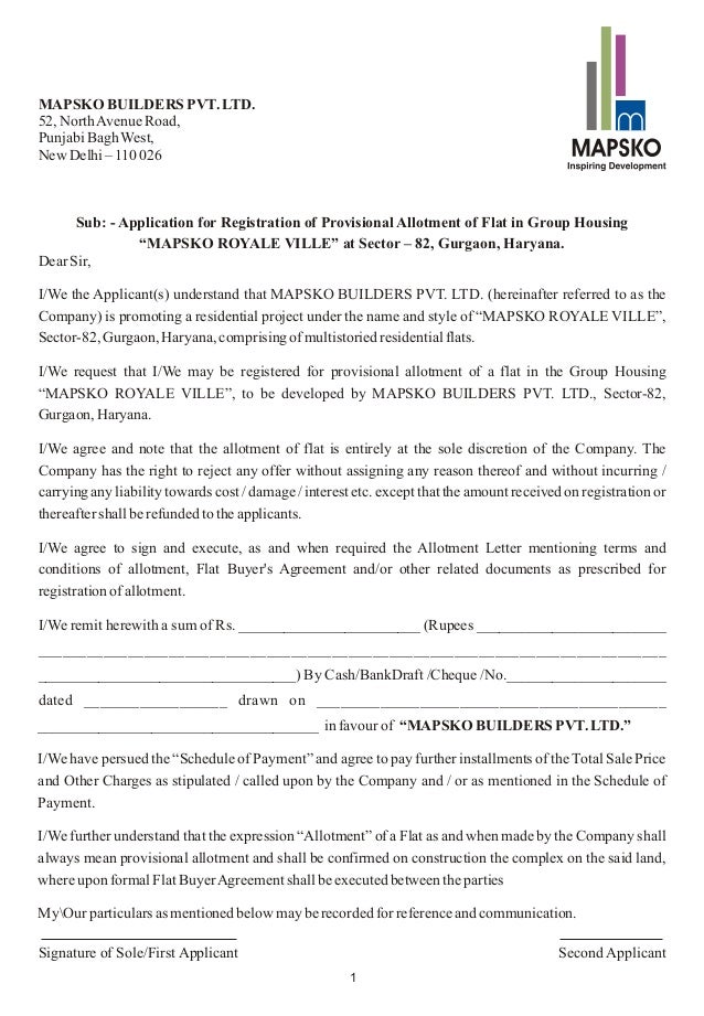 flat booking cancellation letter from builder mapsko royal ville gurgaon 8287494393 pay 20 only no flat booking cancellation letter from builder mapsko royal ville gurgaon 8287494393 pay 20 only no