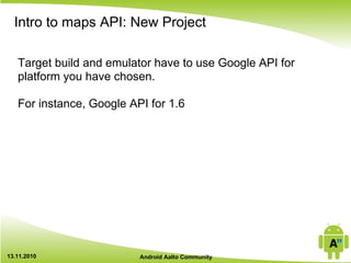 Google Maps API for Android | PDF