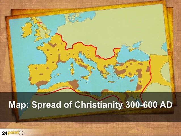 Spread Of Christianity Map Spread Of Christianity Map