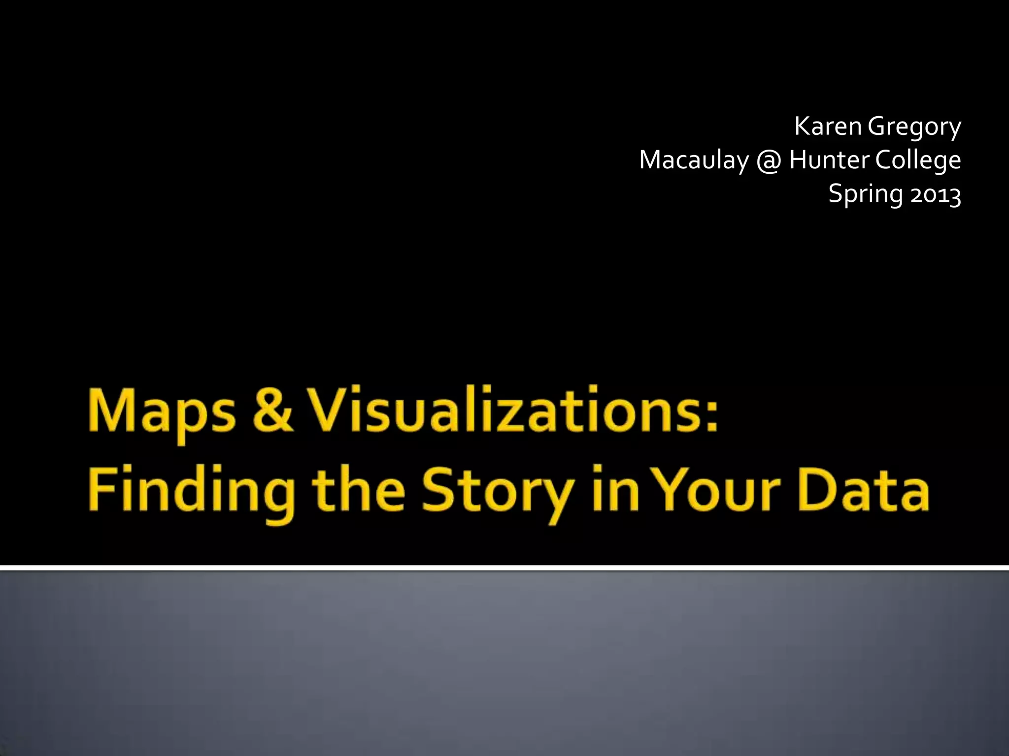 Maps_Visualization | PPT