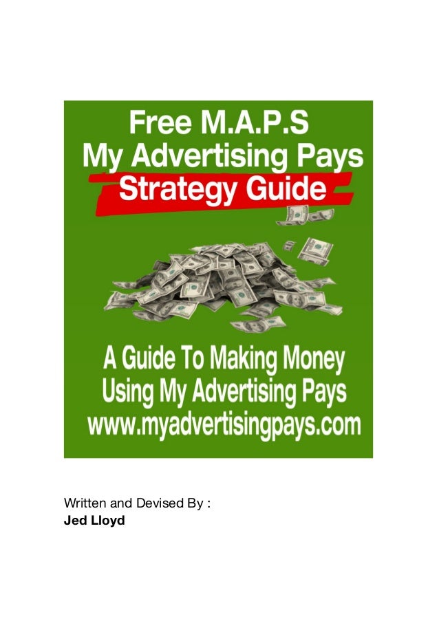 Maps My Advertising Pays Strategy Guide - 