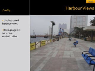 Quality
                    Harbour Views

 Unobstructed
harbour views.

Railings against
water are
unobstructive.
 