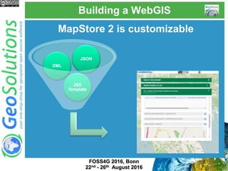 MapStore 2, modern mashups with OL3, Leaflet and React | PPTX