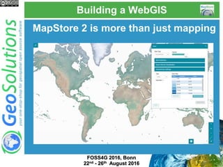 MapStore 2, modern mashups with OL3, Leaflet and React | PPTX