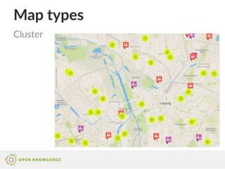 Map types
Cluster
 