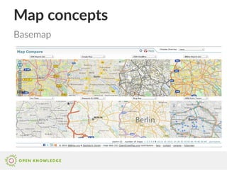Map concepts
Basemap
 