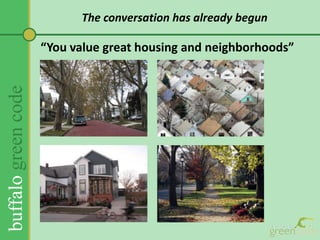 It will shape the growth of Buffalo for the next 20 years and beyondWhat is the Buffalo Green Code?