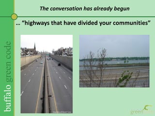 … “vibrant neighborhood and business districts” The conversation has already begun