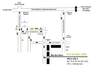 Map to 101 hq   usj1