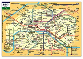 Map underground paris