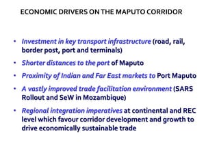 Maputo corridor: Where to now? | PDF