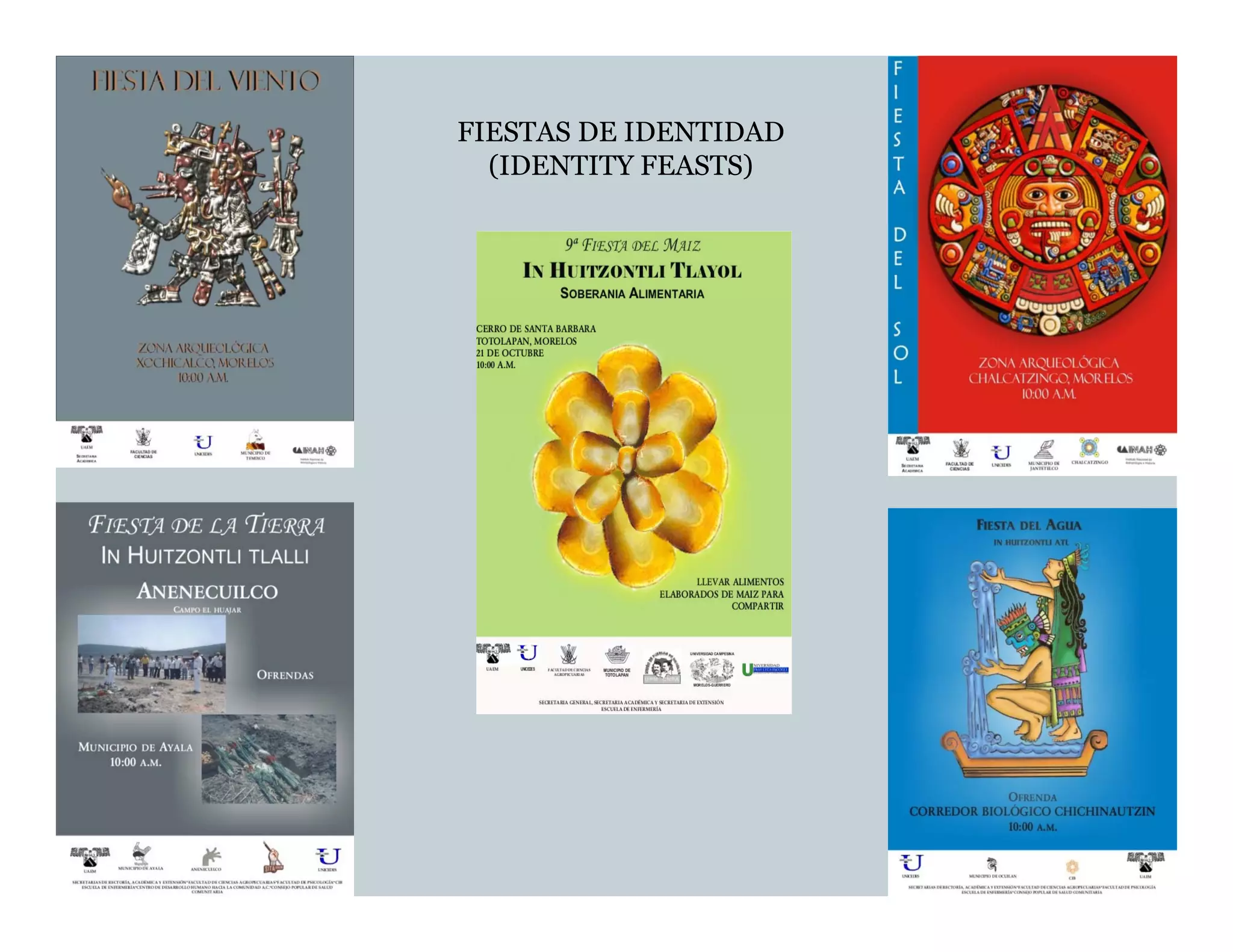 FIESTAS DE IDENTIDAD
  (
  (IDENTITY FEASTS)
                  )
 