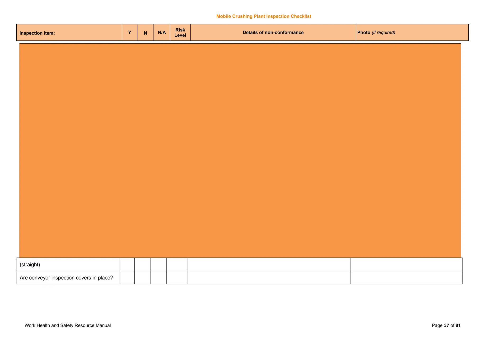 Crusher Inspection Form MAQCHK-007-Mobile-Crushing-Plant-Inspection-Checklist-V1.4.doc
