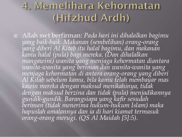 Maqoshid As Syari Ah Tujuan Syariah Islam