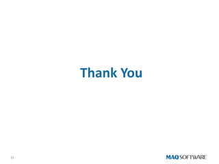 MAQ Software Overview | PDF