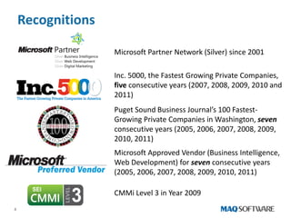 MAQ Software Overview | PDF