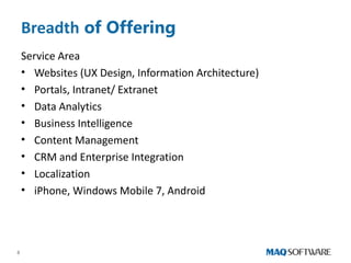 MAQ Software Overview | PDF
