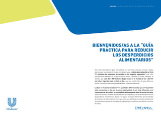 Guia contra el desperdicio en los hogares | PDF