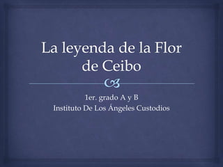 1er. grado A y B
Instituto De Los Ángeles Custodios
 