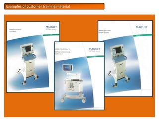 Examples of customer training material