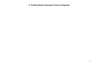 6
II - Problématique(s) retenue(s) à l'issue du diagnostic
 