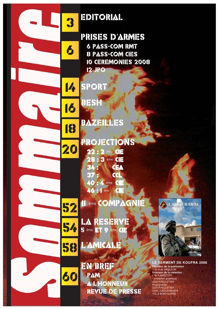 Magazine Du Régiment De Marche Du Tchad - 