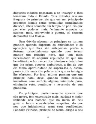 Maquiavel - O Principe