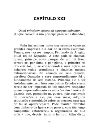 Maquiavel - O Principe