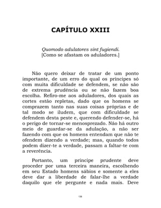 Maquiavel - O Principe