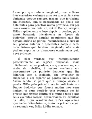 Maquiavel - O Principe