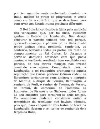 Maquiavel - O Principe