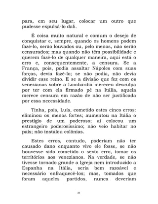 Maquiavel - O Principe