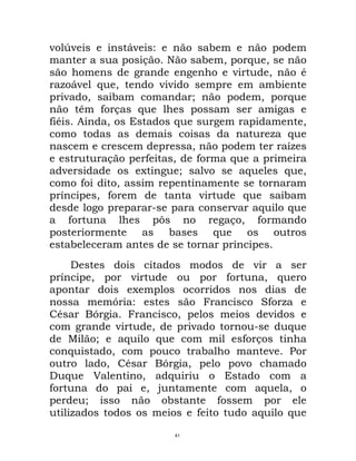 Maquiavel - O Principe