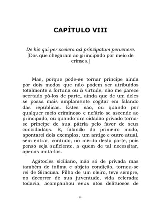 Maquiavel - O Principe