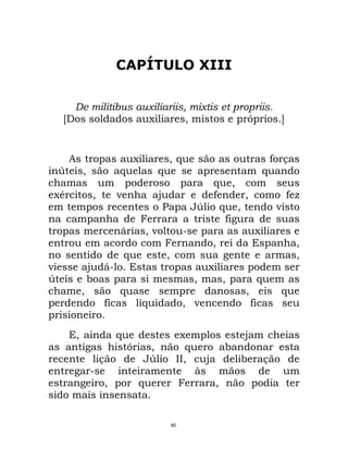 Maquiavel - O Principe