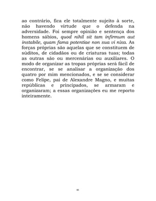 Maquiavel - O Principe