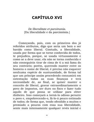 Maquiavel - O Principe