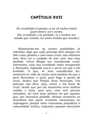 Maquiavel - O Principe