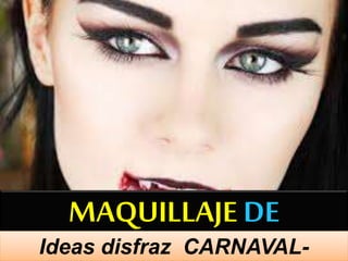MAQUILLAJE DE VAMPIRA, Look ideal Carnaval y Halloween
