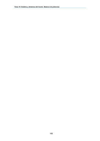 Tema 10. Estática y dinámica del tractor. Balance de potencias
166
 