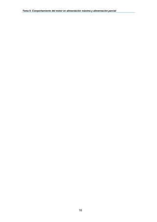 Tema 6. Comportamiento del motor en alimentación máxima y alimentación parcial
16
 