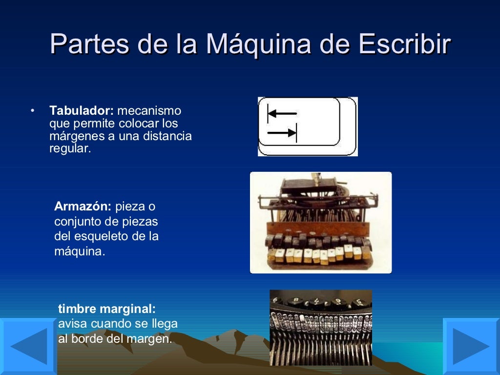 Maquina de escribir