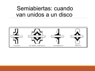 Semiabiertas: cuando
van unidos a un disco
 