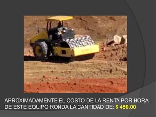 APROXIMADAMENTE EL COSTO DE LA RENTA POR HORA
DE ESTE EQUIPO RONDA LA CANTIDAD DE: $ 450.00
 