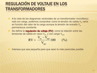 CIRCUITO EQUIVALENTE DE UN
TRANSFORMADOR MONOFÁSICO
Máquinas eléctricas I
 
